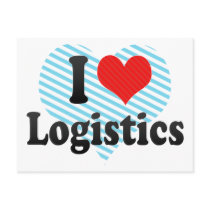 I Love Logistics Postcards
