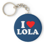 I Love Lola keychains
