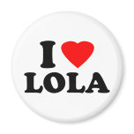 I Love Lola magnets