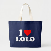I Love Lolo Bags