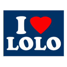 I Love Lolo Post Card