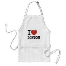 I LOVE LONDON APRONS