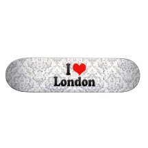 I love London Custom Skate Board