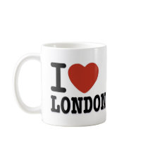 I LOVE LONDON COFFEE MUG