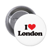 I Love London buttons