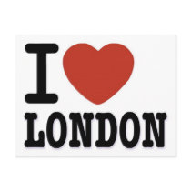 I LOVE LONDON POST CARDS