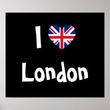 I Love London Print