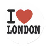 I LOVE LONDON stickers