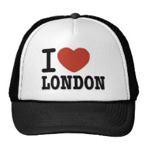 I LOVE LONDON TRUCKER HAT
