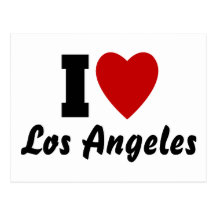 I Love Los Angeles Postcard