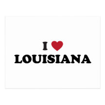I Love Louisiana Post Card