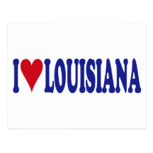 I Love Louisiana Postcard