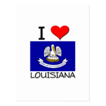 I Love Louisiana Postcards