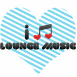 I Love Lounge Music photo sculptures
