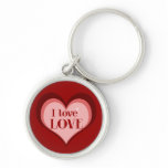 I Love Love keychains