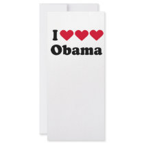 I Love Love Love Obama T-shirt