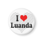 I Love Luanda, Angola Fridge Magnets
