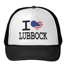 I love Lubbock Mesh Hats