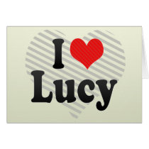 I Love Lucy Card