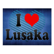 I Love Lusaka, Zambia Postcard