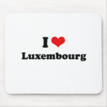 I LOVE LUXEMBOURG MOUSE PADS