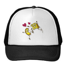 I love mac and cheese mesh hat