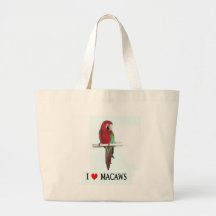 I love Macaws Tote Bag