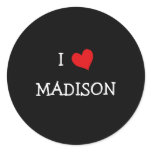 I Love MADISON stickers