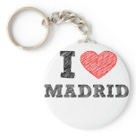 I Love Madrid keychains