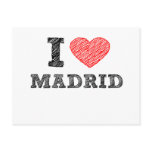 I Love Madrid postcards