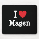 I love Magen heart T-Shirt Mouse Pads