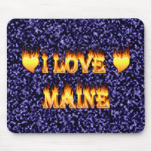 I love maine mousepad