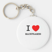 I Love Mainframes Keychains