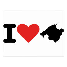 I love Majorca - Spain Post Cards