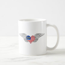 I Love Malaysia -wings Coffee Mugs