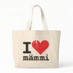 I Love Mämmi Jumbo Tote Bag