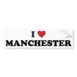 I Love Manchester New Hampshire bumper stickers