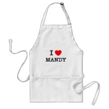 I Love Mandy Apron