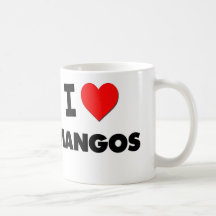I Love Mangos Coffee Mug