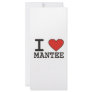 I Love Mantee Rack Card Template