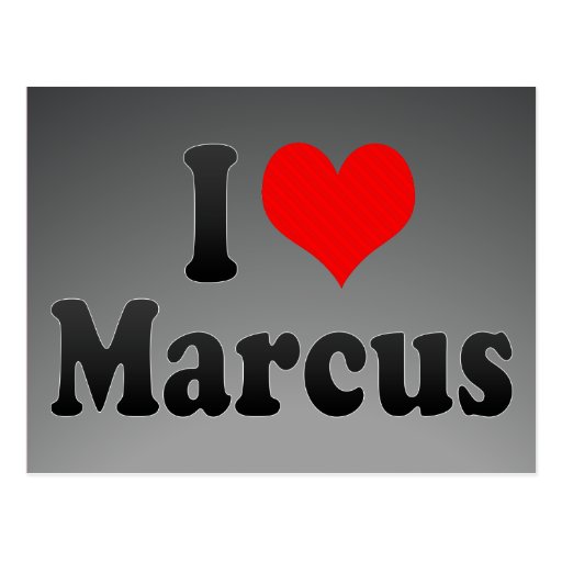 I love Marcus Post Cards