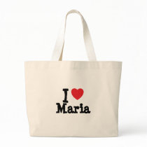 I love Maria heart T-Shirt Tote Bag