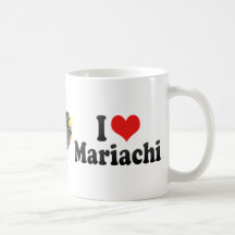 I Love Mariachi Mugs
