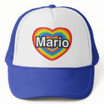 I love Mario. I love you Mario. Heart hats