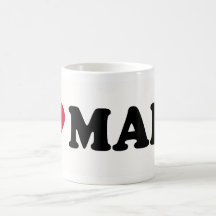 I LOVE MARK COFFEE MUGS
