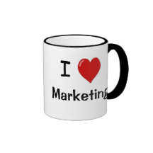 I Love Marketing Marketing Loves Me - Double Sided Coffee Mug