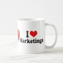 I Love Marketings Coffee Mug