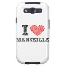 I-love-Marseille Samsung Galaxy SIII Covers