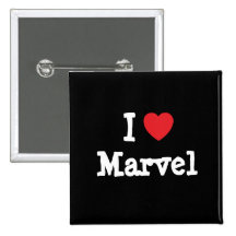 I love Marvel heart T-Shirt Pin