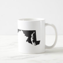I Love Maryland Coffee Mugs